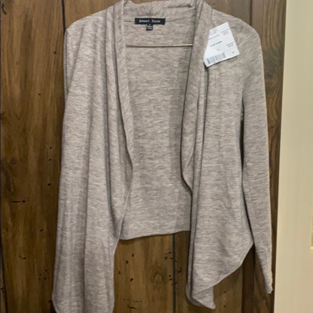 Brown cardigan